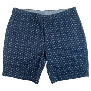 rooks Brothers Men’s 9" Bermuda Shorts – Navy Blue Paisley, Size 36 (NWOT)